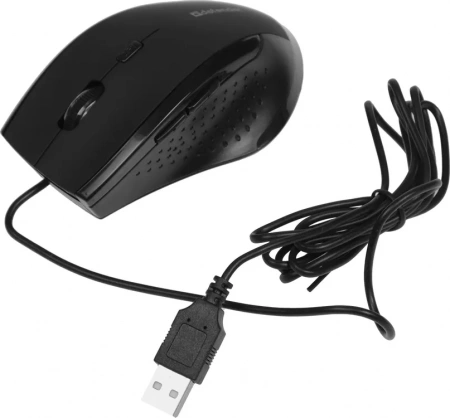 Проводная оптическая мышь Defender 52362 Accura MM-362 черный,6 кнопок, 800-1600 dpi (id 48712)