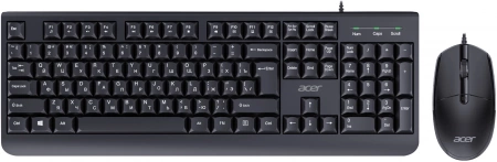 Клавиатура + мышь Acer OCC400 клав:черный мышь:черный USB (ZL.ACCCC.015) (id 38130)