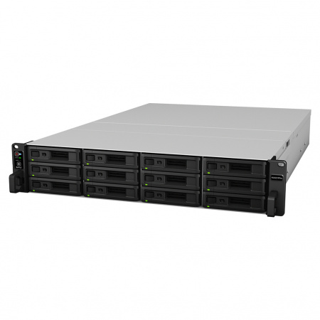 Система хранения данных Synology 2U/12bay 6C 2,2GhzCPU/8Gb(64)/RAID0,1,10,5,6/upto 36HDD (2xRX1217(RP))/2xUSB/4xGbE/2xPCIe/iSCSI/2xIPcam(up to 75)/2xRPS/no rail/1YW repl RS3617RPxs (id 29307)
