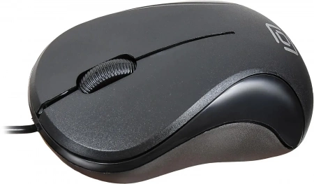 Мышь Оклик 115S черный оптическая 1200dpi USB для ноутбука 3but (711636) (id 56239)