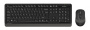 Клавиатура + мышь A4Tech Fstyler FG1010 клав:черный/серый мышь:черный/серый USB беспроводная Multimedia (FG1010 GREY) (id 39186)