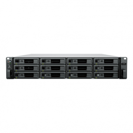 Synology SA3400D Сетевое хранилище 12x2.5"/3.5" SAS, Intel Xeon D-1541/8x2.1GHz, 8GB DDR4, 2x1 Гбит/с, 1x10 Гбит/с (id 32125)