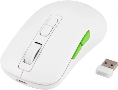 Мышь Acer OMR311 белый оптическая 2400dpi беспров. BT/Radio USB 7but (ZL.MCECC.034) (id 31738)