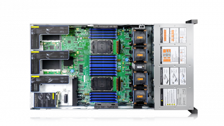 Серверная платформа/ Gooxi SL201-D12R-G4 2u 12bay server platform with direct bp,based on rapid sapphire 2xPCIe 5.0x16, 4xPCIe 5.0x8 4x 2.5" rear NVMe 2x CPU cooler 350W 1300W 1+1 EU power cables rail kits (id 55637)