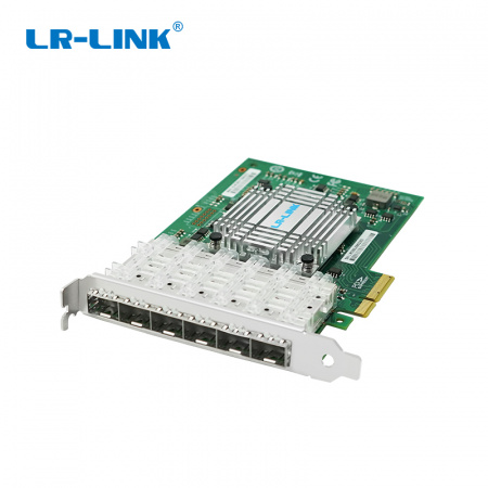 Сетевой адаптер LR-LINK LRES1006PF-6SFP Intel I350 AM 2+AM4 PCI-E x4 1GB 6 X SFP (id 35504)
