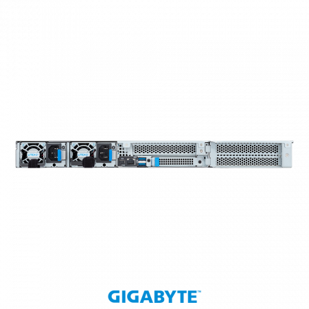 GigaByte R183-ZF1-AAJ1 / 1U / 2*LGA6096 (SP5) up to 400W / 24*RAM / 12*2.5" SAS/SATA/NVME + 1*m.2 2280 + 1*m.2 2280/22110 / 1*OCP 3.0 / 1*FHFL PCIe Gen5 x16 slot for GPUs + 1*FHFL PCIe Gen5 x16 slot + 1*FHHL PCIe Gen5 x16 slot / 2*2000W / Rails (id 53803)