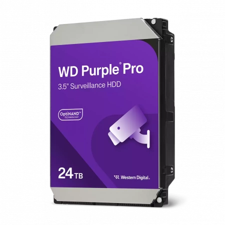 Жесткий диск WD SATA-III 24TB WD241PURP Surveillance Purple Pro (7200rpm) 512Mb 3.5" (id 40291)