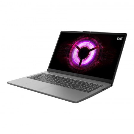 Ноутбук Lenovo LOQ 15ARP10E/AMD Ryzen 7 170/16Gb/ 512GB/ 15.6"(1920x1080) IPS 300nits AG 100%SRGB,144Hz/ 6Gb NVIDIA GeForce RTX4050/ LAN/ WiFi/ BT/ TPM/ HDCam/ BKLTKB/ 57,5Wh/ Win11Home/ Luna Grey/1Y(83S0007FUS)(id 61041)