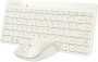 Клавиатура + мышь A4Tech Fstyler FG2200 Air2 клав:бежевый мышь:бежевый USB беспроводная slim (FG2200 AIR2 BEIGE) (id 39189)
