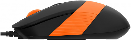 Мышь A4Tech Fstyler FM10S черный/оранжевый оптическая 1600dpi silent USB 3but (FM10S USB ORANGE) (id 39443)