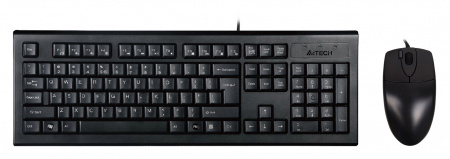 Клавиатура + мышь A4Tech KR-8520D клав:черный мышь:черный USB (id 39201)