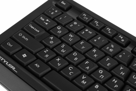 Клавиатура + мышь A4Tech Fstyler FGS1035Q клав:черный/серый мышь:черный/серый USB беспроводная Multimedia (FGS1035Q GREY) (id 39195)