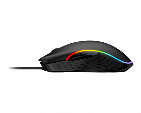 Мышь проводная Mouse MSI FORGE GM300, Wired, 118g, DPI 7200, Symmetrical design, RGB LED, black (id 33914)