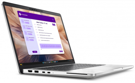 Ноутбук Dell Pro 13 Plus Intel Ultra 7 266V / 16GB LPDDR / 1Tb SSD / 13,3" 1920x1200 IPS AG 300 nits, 800:1, 45% NTSC / Intel Graphics /WiFi/BT/TPM /FRP/ Thunderbolt /CamFHD/45Wh/BacklitKB/ Linux/ Silver/1Y (Pro13Plus-7613) (id 38661)