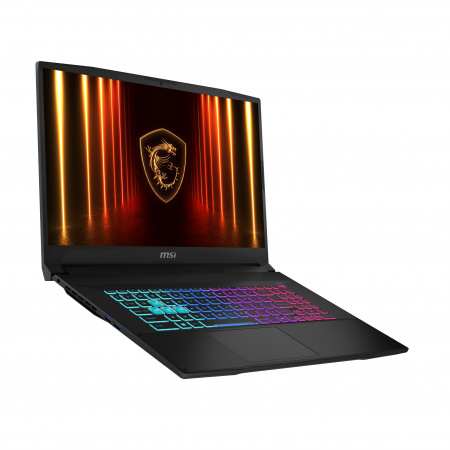 Ноутбук MSI Katana 17 HX B14WFK-275XRU Intel Core i5-14450HX / 32GB DDR5 / SSD 1TB / 17.3" (1920x1080) IPS Anti-Glare, 144Hz, 250nits / NVIDIA GeForce RTX 5060 8GB / LAN / WiFi / BT / CAM / 75Whr / 240W ext / NoOS / Black / 1Y (id 41560)