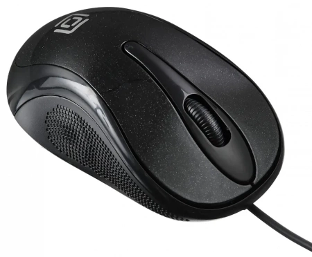 Мышь Оклик 385M черный оптическая 1600dpi USB для ноутбука 3but (1066858) (id 55669)