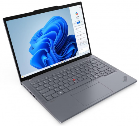 Ноутбук Lenovo ThinkPad T14 Gen5 Intel Ultra 7 155U / 16GB / 512Gb SSD / 14"1920x1200 IPS AG 400nits, 1000:1, 45%NTSC/ Intel Graphics/ LAN/WiFi/BT/TPM /FRP/ Thunderbolt /CamRGB+IR/52,5Wh/BacklitKB/ Windows11Pro/ Grey/1Y (21ML0089US) ( (id 41426)