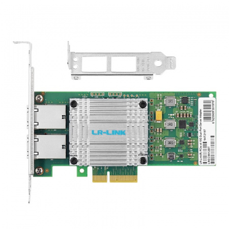 Сетевая карта LR-Link NIC PCIe 3.0 x4, 2 x 10G, Base-T, Intel X550 chipset (FH+LP) (id 33994)