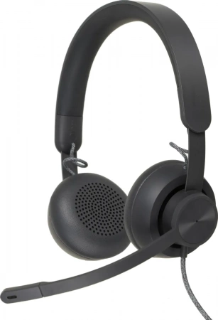 Гарнитура Logitech Headset Zone Wired Teams Graphite (981-000870) (id 2677)
