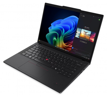 Ноутбук Lenovo ThinkPad T14 Gen 6/ Ultra 7 258V/ 32Gb LPDDR/ 1TB/ 14"(1920x1200) IPS 400nits AG 45% NTSC/ Intel Arc Graphics/ LAN/ WiFi/ BT/ TPM/Thunderbolt/ FPR/ FHDCam+IR/ BKLTKB/ 57Wh/ NoOS/ Black /1Y(21QHS30800)(id 61279)