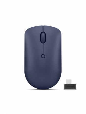Мышь Lenovo 540 USB-C Wireless Compact темно-синий оптическая 2400dpi беспров. BT/Radio USB (GY51D20871) (id 39214)