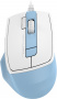Мышь A4Tech Fstyler FM45S Air голубой/белый оптическая 2400dpi silent USB 7but (FM45S AIR USB (LCY BLUE)) (id 39942)