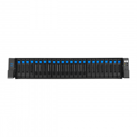 ASUS RS720-E12-RS24G, 2U, 2x LGA4710, 32x DDR5, 24x 2.5 NVME (or 8NVME+16 SATA* SAS*), 2 x M.2 Gen5 x2 (2280 2260)(VROC required for RAID), 6 x PCIe x8 or 3x PCIe x16 + 2 x PCIe x16 + 2 x OCP3.0, 1 x Management Port, 1+1 3200W (id 40394)