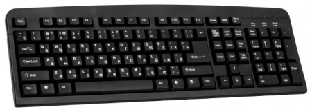 Проводная клавиатура Defender 45522 Element HB-520 USB RU,черный,полноразмерная (id 48639)
