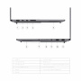 Ноутбук Lenovo Yoga Pro 7 15IPH11/ Intel Core Ultra 7 356H/ 32Gb LPDDR/ 1TB/ 15.3"(2560x1600)OLED,500nits,Glossy,100%sRGB,165Hz Touch/8GB NVIDIA GeForceRTX5050/WiFi/BT/TPM/Thunderbolt/FHDCam+IR/BKLTKB/84Wh/Win11Home/LunaGrey/1Y(83SN003ARK)(id 60667)