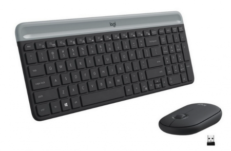 Беспроводной комплект Logitech Wireless Desktop MK470 Black (920-009206) (id 2514)