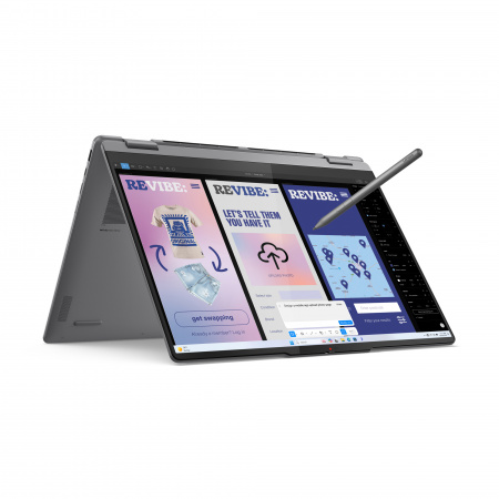 Ноутбук Lenovo Yoga 7 2-in-1 16ILL10 Intel Core Ultra 5 226V / 16GB LPDDR5x / 512GB SSD / 16" (1920x1200) IPS Touch, 300nits, Glossy, Dolby Vision / Intel Arc Graphics / 2*TB4 / FPR / WiFi / BT / CAM / 70Whr / 65W / BacklitKB / Win 11 Home / 1Y (id 54882)