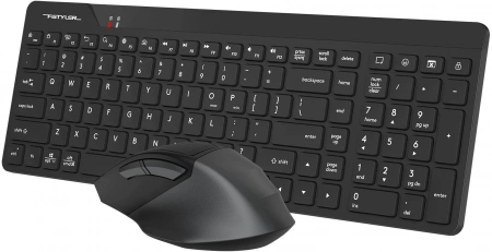 Клавиатура + мышь A4Tech Fstyler FG2400 Air2 клав:черный мышь:черный USB беспроводная slim (FG2400 AIR2 BLACK) (id 39191)