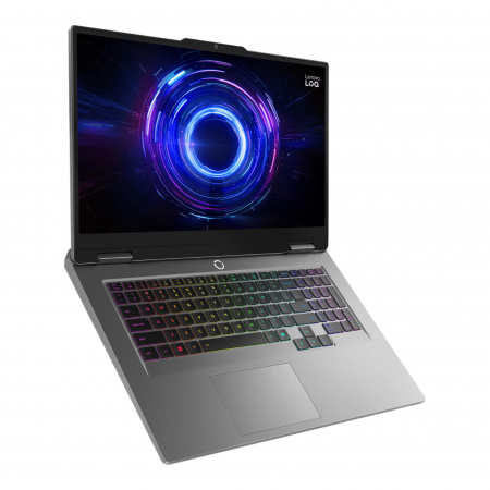 Ноутбук Lenovo LOQ 17IRX10/ Intel Core i5 13450HX/16Gb/ 512GB/ 17.3"(1920x1080)IPS 300nits AG 100% NTSC/ NVIDIA GeForce RTX5050 8Gb/ LAN/ WiFi/ BT/ TPM/ FHDCam/ BKLTKB/ 60Wh/ NoOS/ Luna Grey/1Y(83JH0089RK) (id 54303)