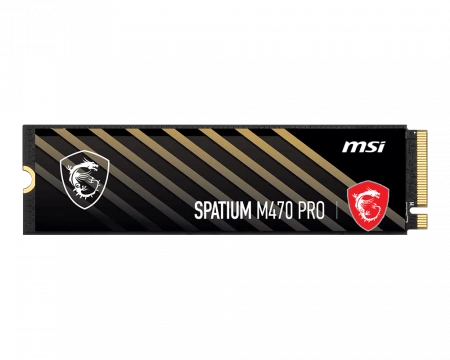 Твердотельный накопитель SSD MSI M.2 2280 1TB SPATIUM M470 PRO Client SSD S78-440L0J0-P83, PCIe Gen4x4 with NVMe (id 52905)