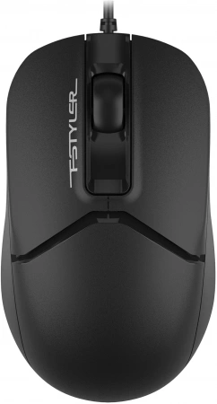 Мышь A4Tech Fstyler FM12S черный оптическая 1200dpi silent USB 3but (FM12S BLACK) (id 39450)
