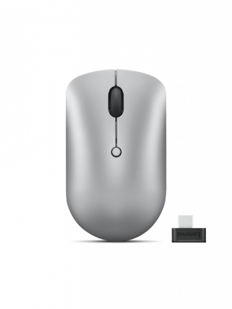 Мышь Lenovo 540 USB-C Wireless Compact светло-серый оптическая 2400dpi беспров. BT/Radio USB (GY51D20869) (id 39212)