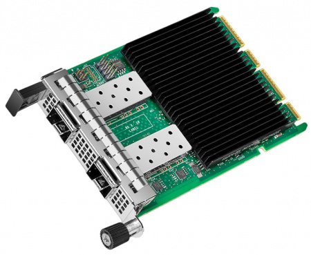 Сетевой адаптер Intel® Ethernet Network Adapter E810-XXVDA2 for OCP 3.0, 2xSFP28 ports, 25GbE, OCP 3.0 PCI-E x8 gen3/gen4, iWARP/RoCEv2, IEEE 1588 PTP, ADQ, iSCSI, NFS, VMDq. PCI-SIG* SR-IOV Capable (E810XXVDA2OCPV3) (id 28665)