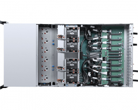 Серверная платформа MSI 4U G4201-HE 2*LGA4677 up to 350W / 32*DDR5 RDIMM / 10*3.5 SAS/SATA + 2*3.5 NVME / 9*FHFL Gen5 x16 + FHFL Gen4 x8 / 2*M.2 2280-110 NVME / IPMI 2.0 / 1GbE BASE-T / RJ-45 Console / VGA / 3+1*2700W / Rails (id 60910)