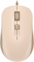 Мышь A4Tech Fstyler FM26 бежевый/коричневый оптическая 1600dpi USB для ноутбука 4but (FM26 USB (CAFE LATTE)) (id 39984)