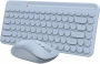 Клавиатура + мышь A4Tech Fstyler FG3200 Air клав:синий мышь:синий USB беспроводная slim Multimedia (id 39193)