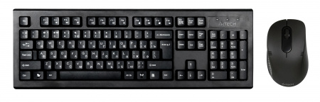 Клавиатура + мышь A4Tech 7100N клав:черный мышь:черный USB беспроводная (id 39171)