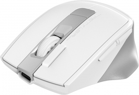 Мышь A4Tech Fstyler FG45CS Air белый/серебристый оптическая 2000dpi silent беспров. USB для ноутбука 7but (FG45CS AIR USB (SILVER WHITE)) (id 40001)