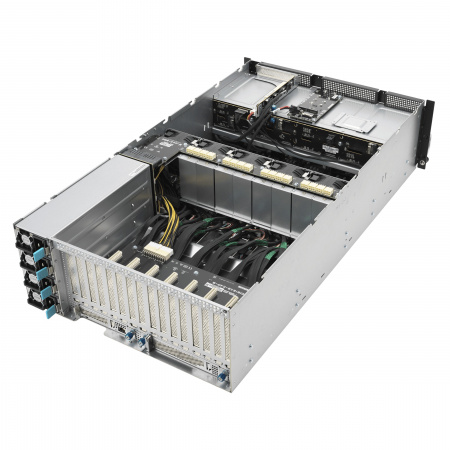 Серверная платформа Asus 4U ESC8000A-E11 2*LGA4094 up to 280W / 32*DDR4 RDIMM / 4*3.5 SAS/SATA + 4*3.5 SAS/SATA/NVME / 8*FHFL Gen4 x16 + 2*FHHL Gen4 x16 / IPMI 2.0 / VGA / GPU Support / 2+2*2200W (id 58151)
