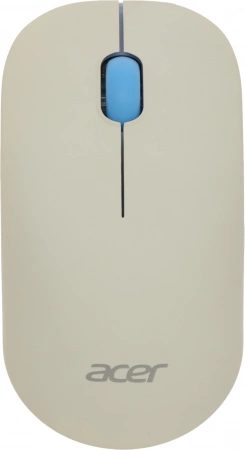 Клавиатура + мышь Acer OCC205 клав:белый мышь:белый/голубой USB беспроводная slim (ZL.ACCEE.00C) (id 32294)