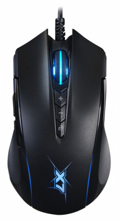 Мышь A4Tech X89 черный оптическая 2400dpi USB 8but (X89 (BLACK)) (id 39322)