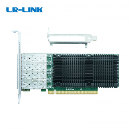 Сетевой адаптер Lr-Link LRES1023PF-4SFP28 PCIe 4.0 x16, Intel E810, 4*SFP28 10/25G NIC Card (303738) (id 34007)
