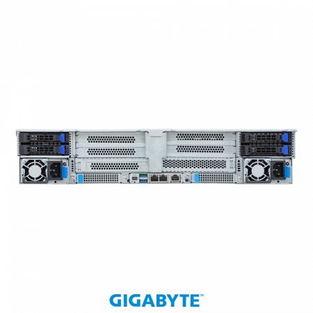 GIGABYTE R283-Z96-AAE2/ACE2 / 2U / 2*LGA6096 (SP5) / 24*RAM / 4*2.5" SAS/SATA/NVME + 20*2.5" SAS/SATA + 4*2.5" SAS/SATA rear + 3*m.2 2280/22110 / 2*1Gb / 2*OCP 3.0 / 4*FHHL PCIe Gen5 x16 slots / 2*2000W / Rails / 1Y (id 41457)