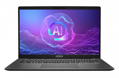 Ноутбук MSI Modern A14 AI+ F3HMG-041XRU AMD Ryzen AI 5 330 / 16GB / 512GB SSD / 14" (1920x1200) IPS, 300 nits,100% DCI-P3/ AMD Radeon/ LAN/WiFi/ BT/ HDcam+IR / BacklightKB/ 46,8WHr/ no OS/ 1Y (9S7-14SK21-041) (id 59801)