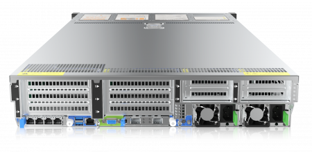 Серверная платформа Gooxi SL201-D12R-NV-G5 2U 12 bay platform based on Intel 6th Gen, with SAS/SATA/NVME backplane, 2pcs of PCIe 5.0x16/ 2xPCIe 5.0x8, 2x 2.5" rear NVMe, 1300W 1+1 PSU, EU power cables, rail kit (id 40703)