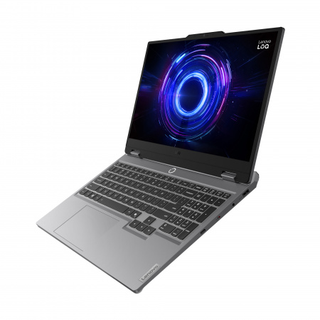 Ноутбук Lenovo LOQ 15IRX10/ Intel Core i7-13645HX/16Gb/ 512GB/ 15.6"(1920x1080) IPS 300nits AG 100%SRGB,144Hz/ 8Gb NVIDIA GeForce RTX5050/ LAN/ WiFi/ BT/ TPM/ FHDCam/ BKLTKB/ 60Wh/ NoOS/ LunaGrey/1Y(83JE0189RK)(id 58125)